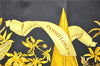 Authentic HERMES Carre 90 Scarf "PASSIFLORES" Silk Black 6717E