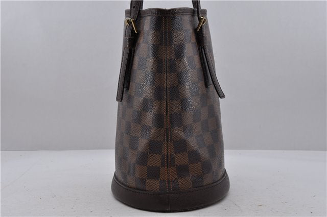 Authentic Louis Vuitton Damier Marais Bucket Shoulder Bag N42240 LV 6720D