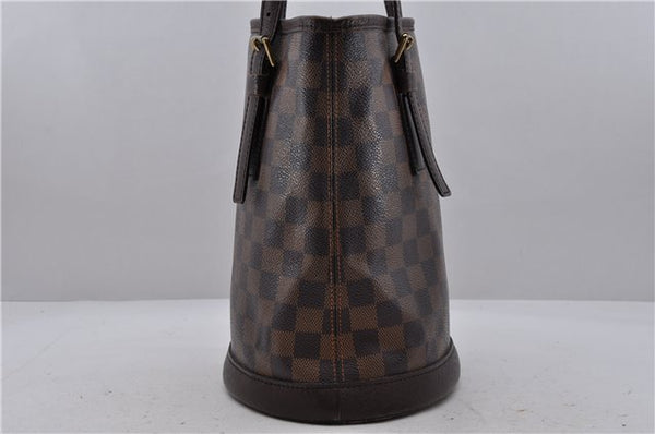 Authentic Louis Vuitton Damier Marais Bucket Shoulder Bag N42240 LV 6720D