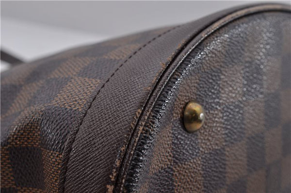 Authentic Louis Vuitton Damier Marais Bucket Shoulder Bag N42240 LV 6720D