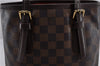 Authentic Louis Vuitton Damier Marais Bucket Shoulder Bag N42240 LV 6720D