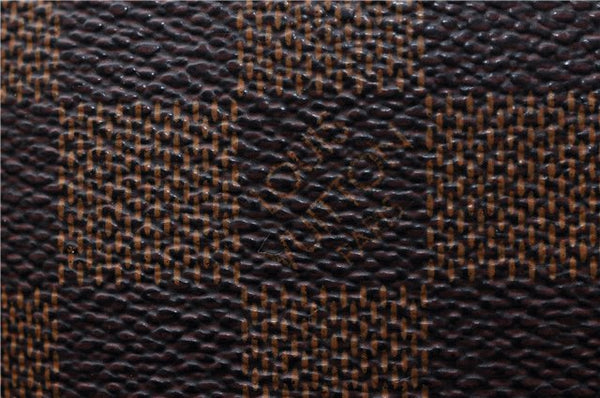 Authentic Louis Vuitton Damier Marais Bucket Shoulder Bag N42240 LV 6720D