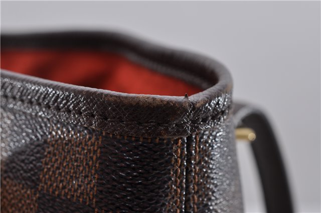 Authentic Louis Vuitton Damier Marais Bucket Shoulder Bag N42240 LV 6720D