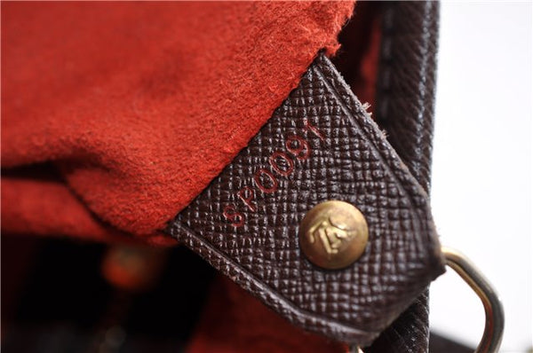 Authentic Louis Vuitton Damier Marais Bucket Shoulder Bag N42240 LV 6720D