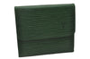 Louis Vuitton Epi Porte Monnaie Billets Cartes Credit Wallet M63484 Green 6723I