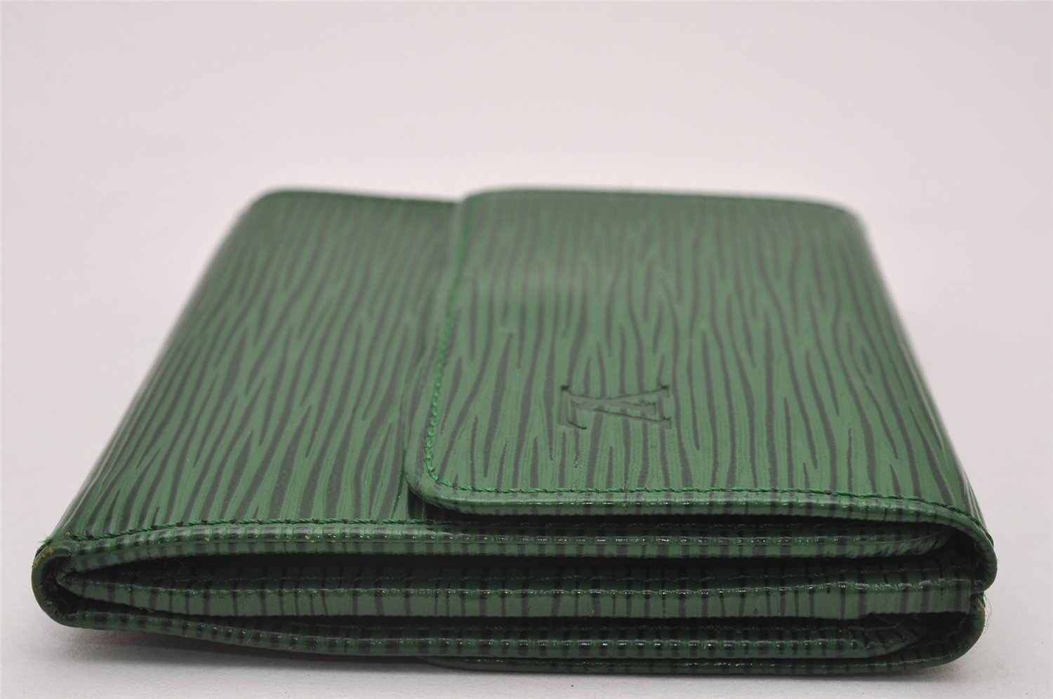 Louis Vuitton Epi Porte Monnaie Billets Cartes Credit Wallet M63484 Green 6723I