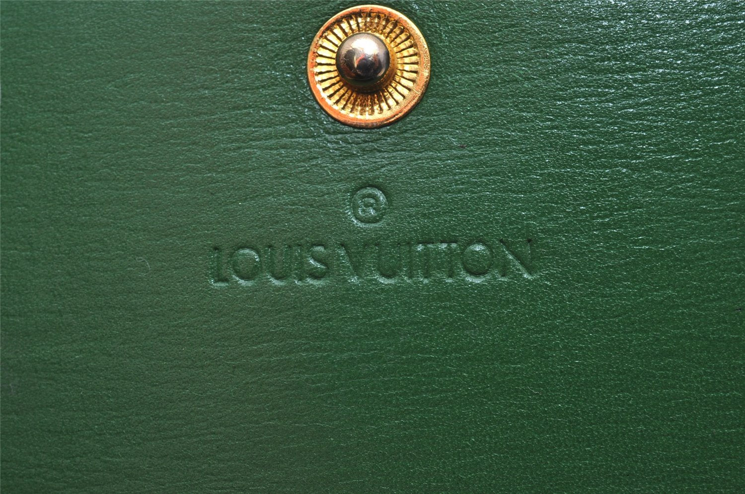 Louis Vuitton Epi Porte Monnaie Billets Cartes Credit Wallet M63484 Green 6723I