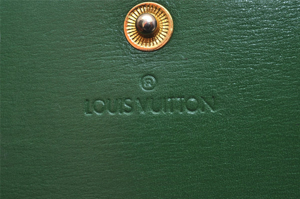 Louis Vuitton Epi Porte Monnaie Billets Cartes Credit Wallet M63484 Green 6723I