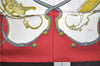 Authentic HERMES Carre 90 Scarf "SPRINGS" Silk Red 6724E
