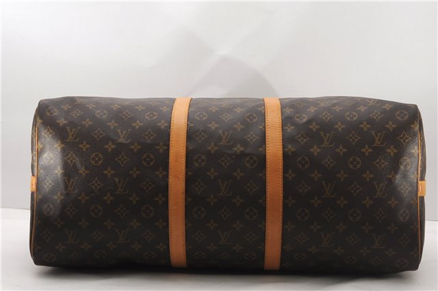 Authentic Louis Vuitton Monogram Keepall Bandouliere 60 M41412 Boston Bag 6724F