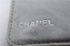 Authentic CHANEL Camellia Calf Skin Long Wallet Purse Light Blue 6726C