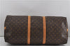Auth Louis Vuitton Monogram Keepall Bandouliere 60 Boston Bag M41412 LV 6726D