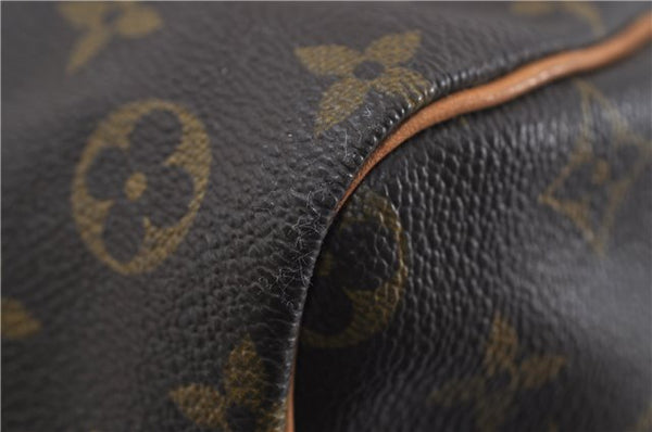 Auth Louis Vuitton Monogram Keepall Bandouliere 60 Boston Bag M41412 LV 6726D
