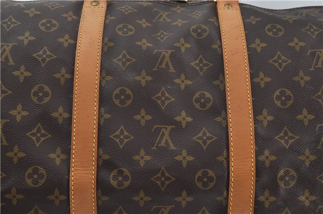 Auth Louis Vuitton Monogram Keepall Bandouliere 60 Boston Bag M41412 LV 6726D