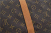 Auth Louis Vuitton Monogram Keepall Bandouliere 60 Boston Bag M41412 LV 6726D