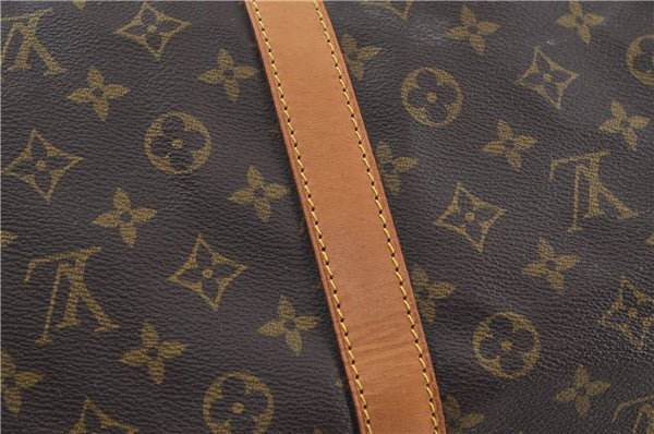 Auth Louis Vuitton Monogram Keepall Bandouliere 60 Boston Bag M41412 LV 6726D