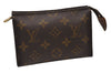Authentic Louis Vuitton Monogram Poche Toilette 15 M47546 Cosmetics Pouch 6726I