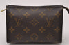Authentic Louis Vuitton Monogram Poche Toilette 15 M47546 Cosmetics Pouch 6726I
