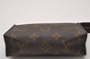 Authentic Louis Vuitton Monogram Poche Toilette 15 M47546 Cosmetics Pouch 6726I