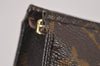 Authentic Louis Vuitton Monogram Poche Toilette 15 M47546 Cosmetics Pouch 6726I