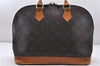 Authentic LOUIS VUITTON Monogram Alma Hand Bag M51130 LV 6727C
