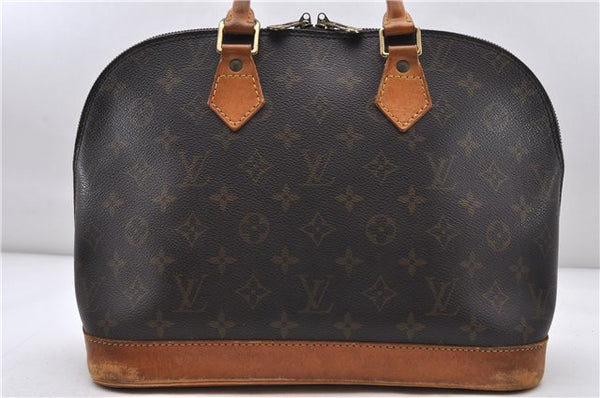 Authentic LOUIS VUITTON Monogram Alma Hand Bag M51130 LV 6727C