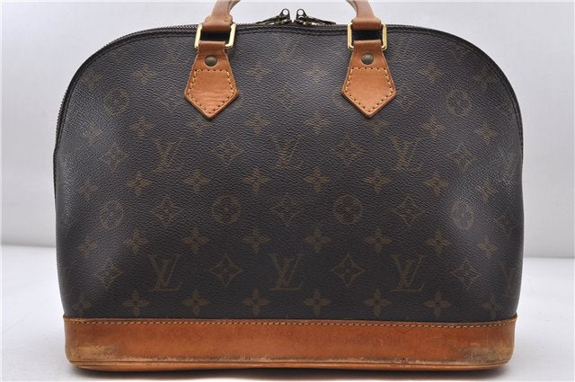 Authentic LOUIS VUITTON Monogram Alma Hand Bag M51130 LV 6727C