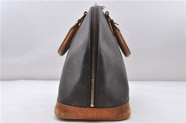 Authentic LOUIS VUITTON Monogram Alma Hand Bag M51130 LV 6727C