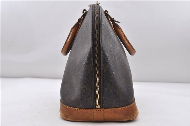 Authentic LOUIS VUITTON Monogram Alma Hand Bag M51130 LV 6727C