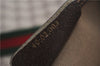 Authentic GUCCI Web Sherry Line Shoulder Tote Bag GG PVC Leather Brown 6728F