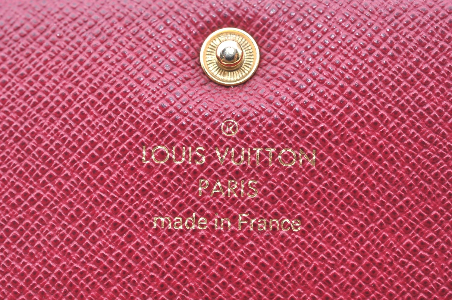 Authentic Louis Vuitton Monogram Portefeuille Emilie Wallet M60697 Purple 6730I