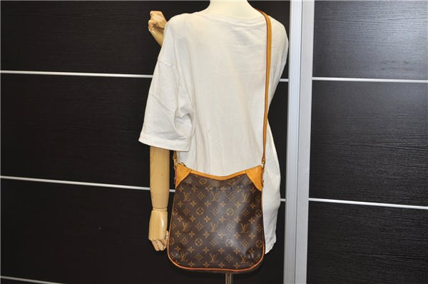 Auth Louis Vuitton Monogram Odeon PM Shoulder Cross Body Bag M56390 LV 6731D