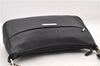 Authentic GUCCI Bamboo Shoulder Hand Bag Purse Leather 0013865 Black 6732C