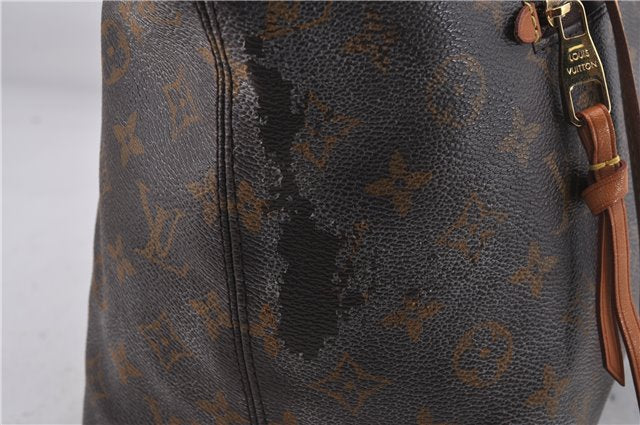 Authentic Louis Vuitton Monogram Iena MM Shoulder Tote Bag M42267 LV 6732D