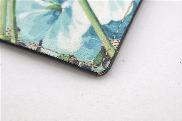 Authentic GUCCI GG Blooms PVC Clutch Hand Bag Purse 546349 Navy Blue 6732F