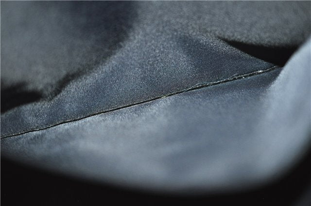 Authentic GUCCI GG Blooms PVC Clutch Hand Bag Purse 546349 Navy Blue 6732F