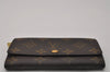 Authentic Louis Vuitton Monogram Porte Monnaie Zip Bifold Wallet M61735 LV 6732I