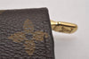 Authentic Louis Vuitton Monogram Porte Monnaie Zip Bifold Wallet M61735 LV 6732I