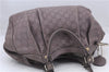 Authentic GUCCI Guccissima Sukey Leather Shoulder Tote Bag 211944 Purple 6735D