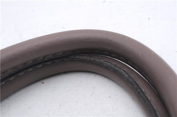 Authentic GUCCI Guccissima Sukey Leather Shoulder Tote Bag 211944 Purple 6735D