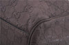 Authentic GUCCI Guccissima Sukey Leather Shoulder Tote Bag 211944 Purple 6735D