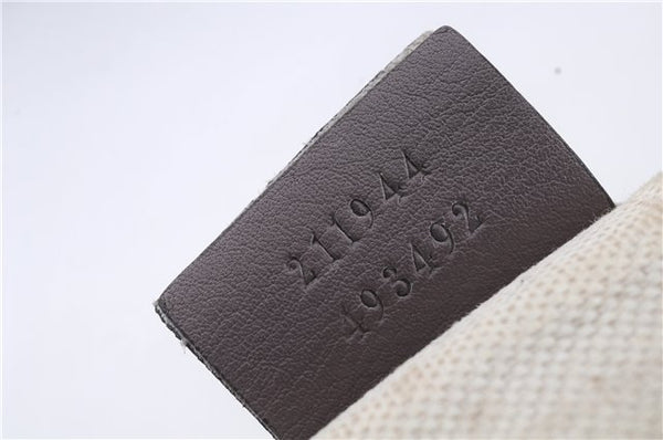 Authentic GUCCI Guccissima Sukey Leather Shoulder Tote Bag 211944 Purple 6735D