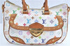 Auth Louis Vuitton Monogram Multicolor Rita 2Way Hand Bag White M40125 LV 6737B