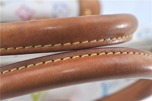 Auth Louis Vuitton Monogram Multicolor Rita 2Way Hand Bag White M40125 LV 6737B