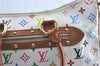 Auth Louis Vuitton Monogram Multicolor Rita 2Way Hand Bag White M40125 LV 6737B