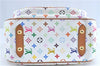 Auth Louis Vuitton Monogram Multicolor Rita 2Way Hand Bag White M40125 LV 6737B