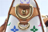 Auth Louis Vuitton Monogram Multicolor Rita 2Way Hand Bag White M40125 LV 6737B