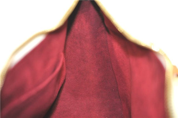 Auth Louis Vuitton Monogram Multicolor Rita 2Way Hand Bag White M40125 LV 6737B