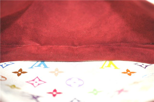 Auth Louis Vuitton Monogram Multicolor Rita 2Way Hand Bag White M40125 LV 6737B