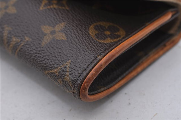 Authentic LOUIS VUITTON Monogram Pochette Twin PM Shoulder Bag M51854 LV 6737C